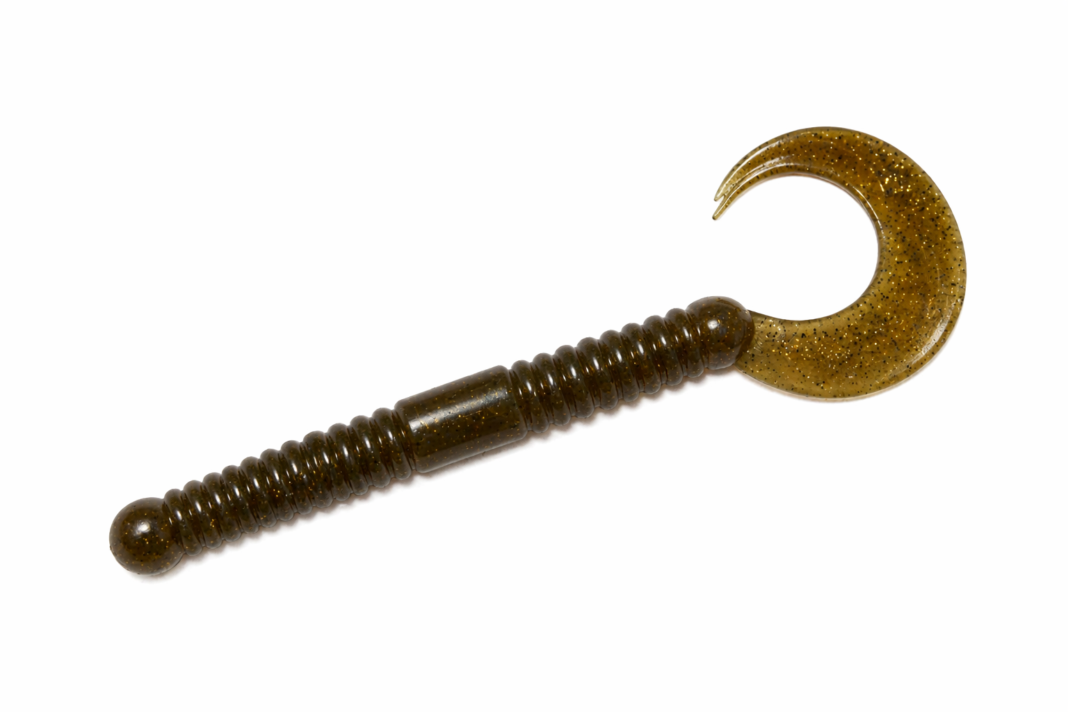 Wurble Curly Tail Worm for Bass Fishing - 8 Pack