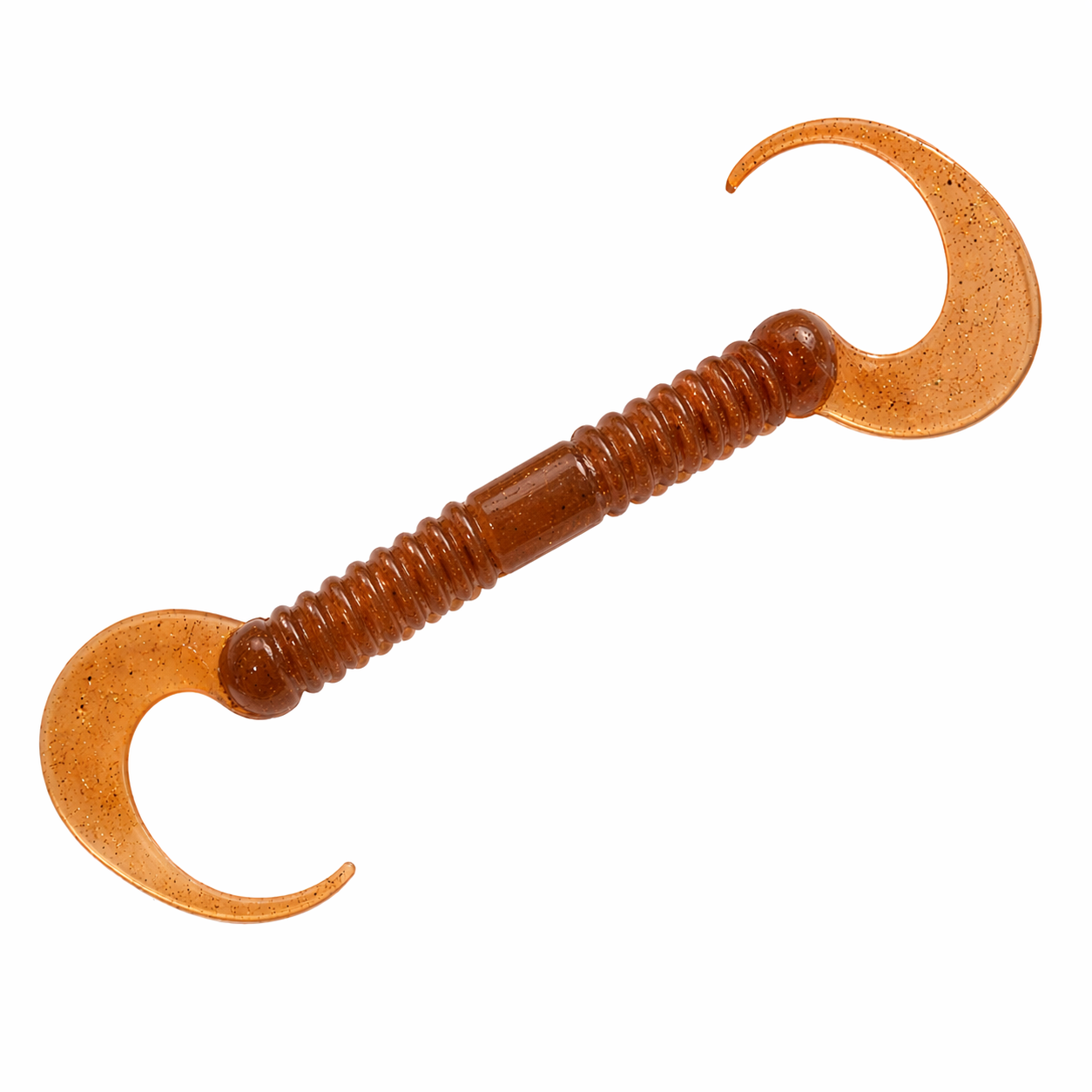 Original Wurble Worm Double-Tail Wacky Rig Worm - 8 Pack