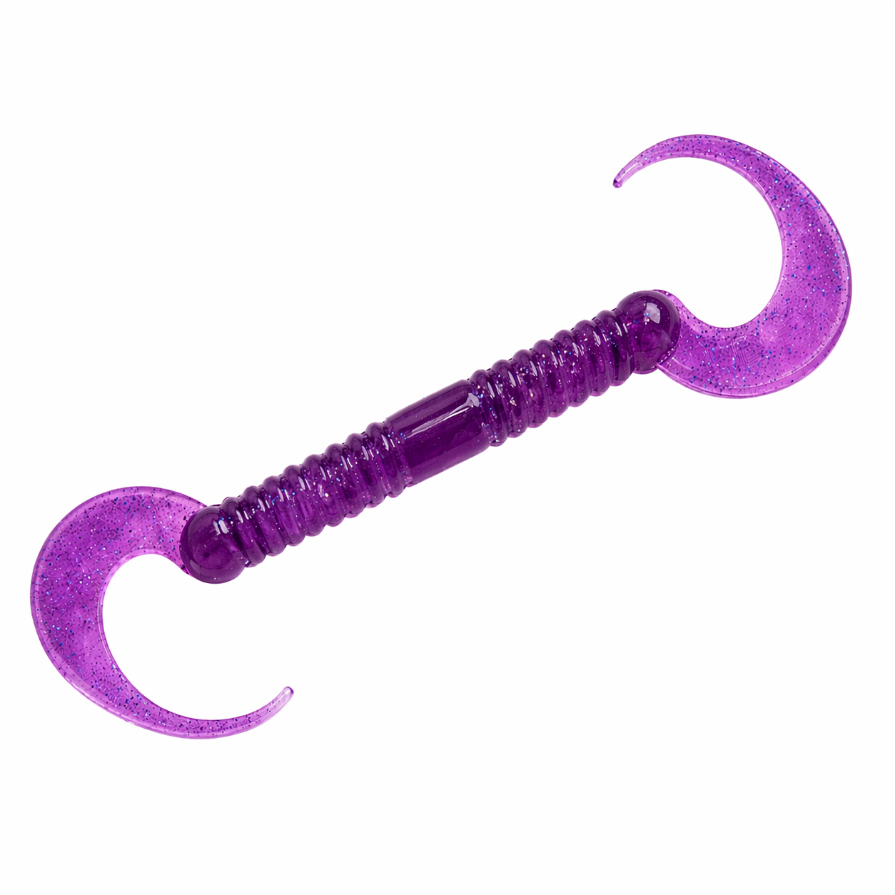 Original Wurble Worm Double-Tail Wacky Rig Worm - 8 Pack